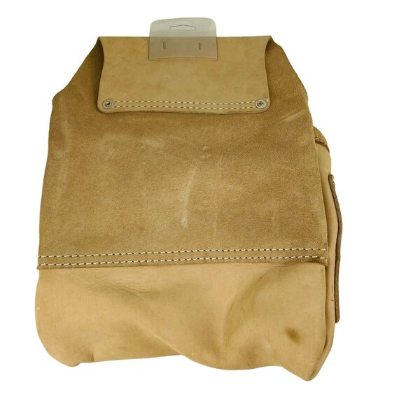 Carpenter Leather Tool Utility Bag Heavy Duty 8 Pockets No Belt u - Picture 4 of 4
